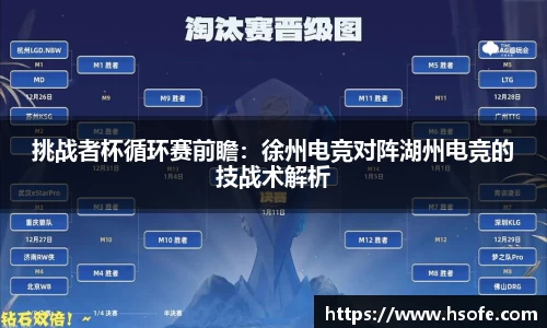 挑战者杯循环赛前瞻：徐州电竞对阵湖州电竞的技战术解析